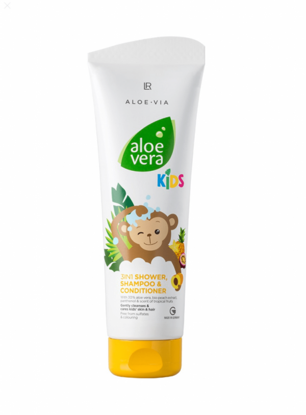 Aloe Vera 3в1 Душ гел, шампоан и балсам за деца
