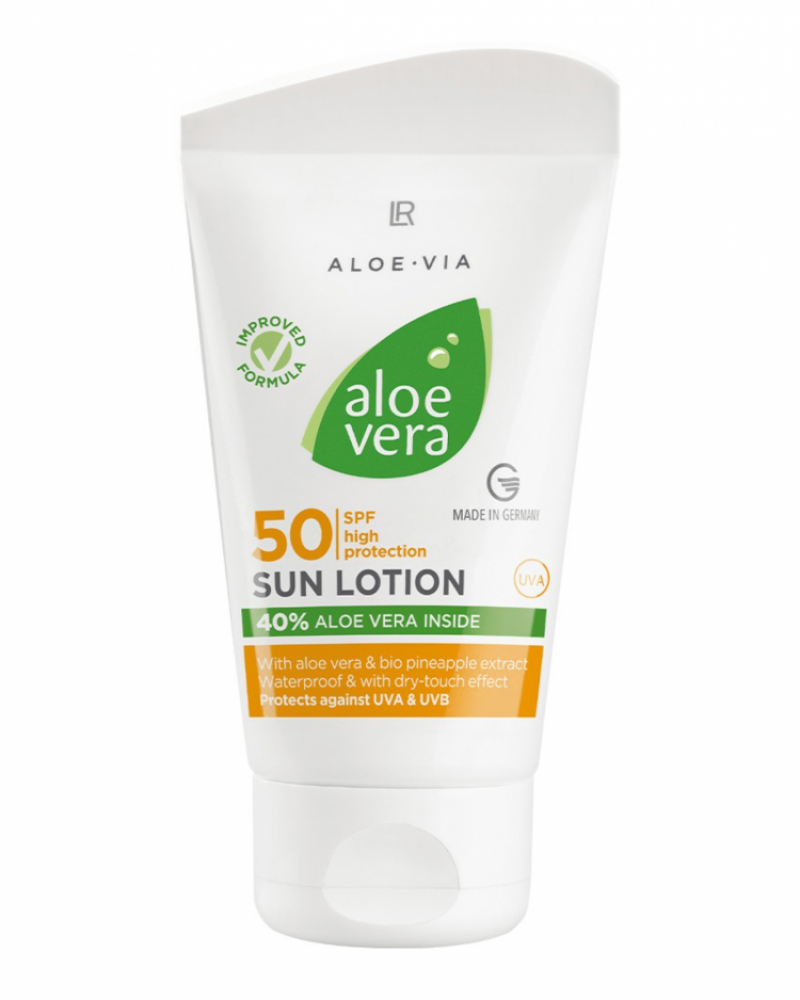 Aloe Vera Слънцезащитен крем против бръчки фактор 50